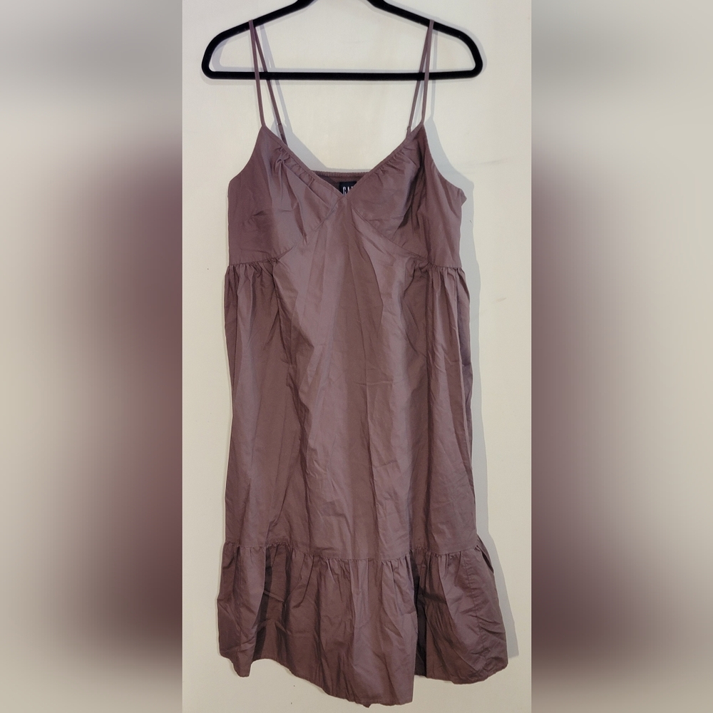 GAP Mauve Spaghetti-Strap Midi Dress